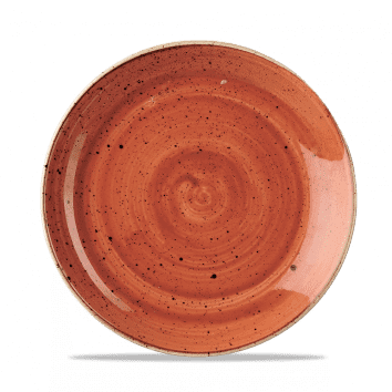 Churchill Stonecast® Spiced Orange Coupe Plate 21.7cm Case Size 12