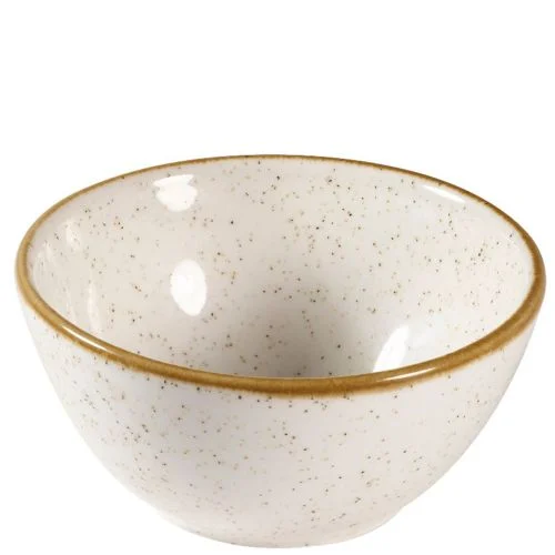 Churchill Stonecast Barley White Snack Bowl 13cm/5.25" 14oz Case Size 12