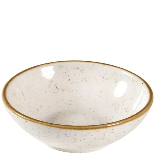 Churchill Stonecast Barley White Shallow Bowl 11.6cm/4.63" 7oz Case Size 12