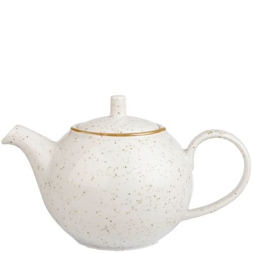 Churchill Stonecast Barley White Beverage Pot 426ml/15oz Case Size 4