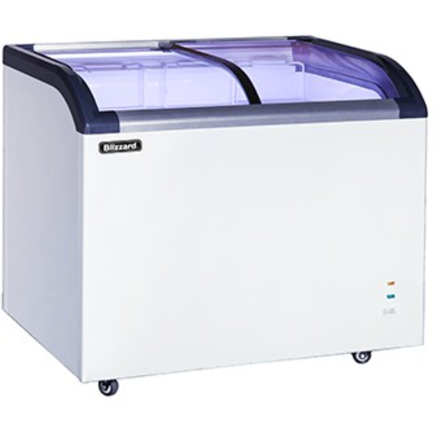 Blizzard BDF22 Curved Glass Lid Chest Freezer 220 Litres