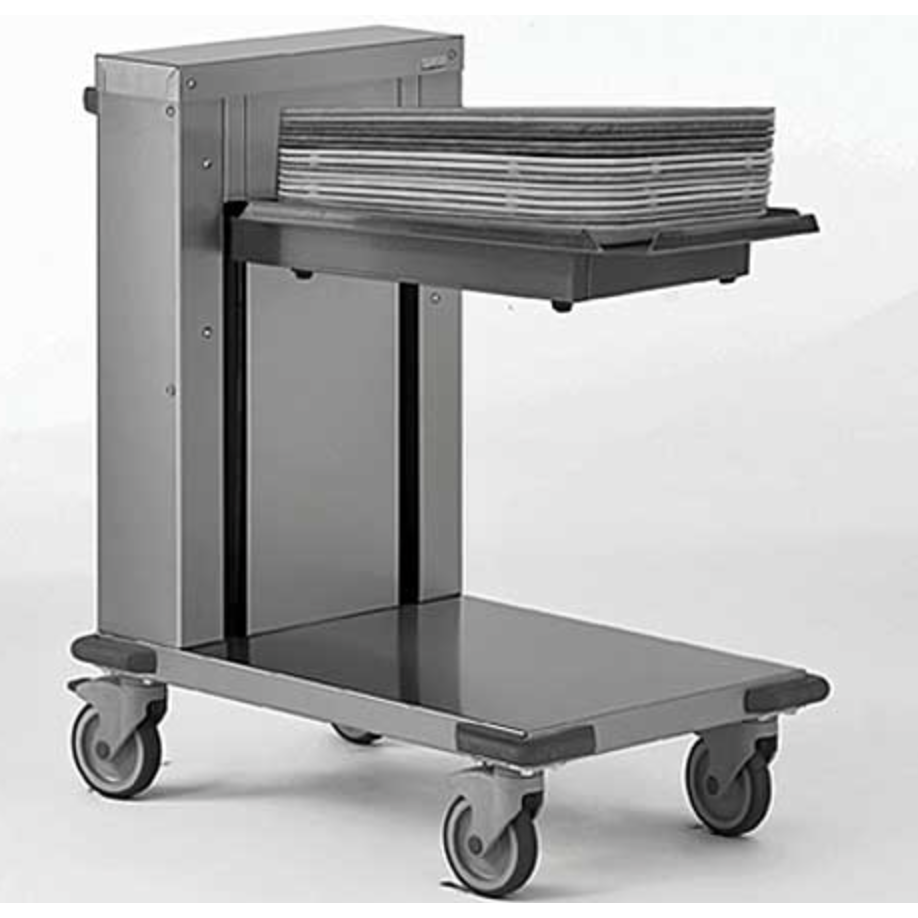 Tournus Self-Levelling Tray Dispenser Trolley - 540x380mm