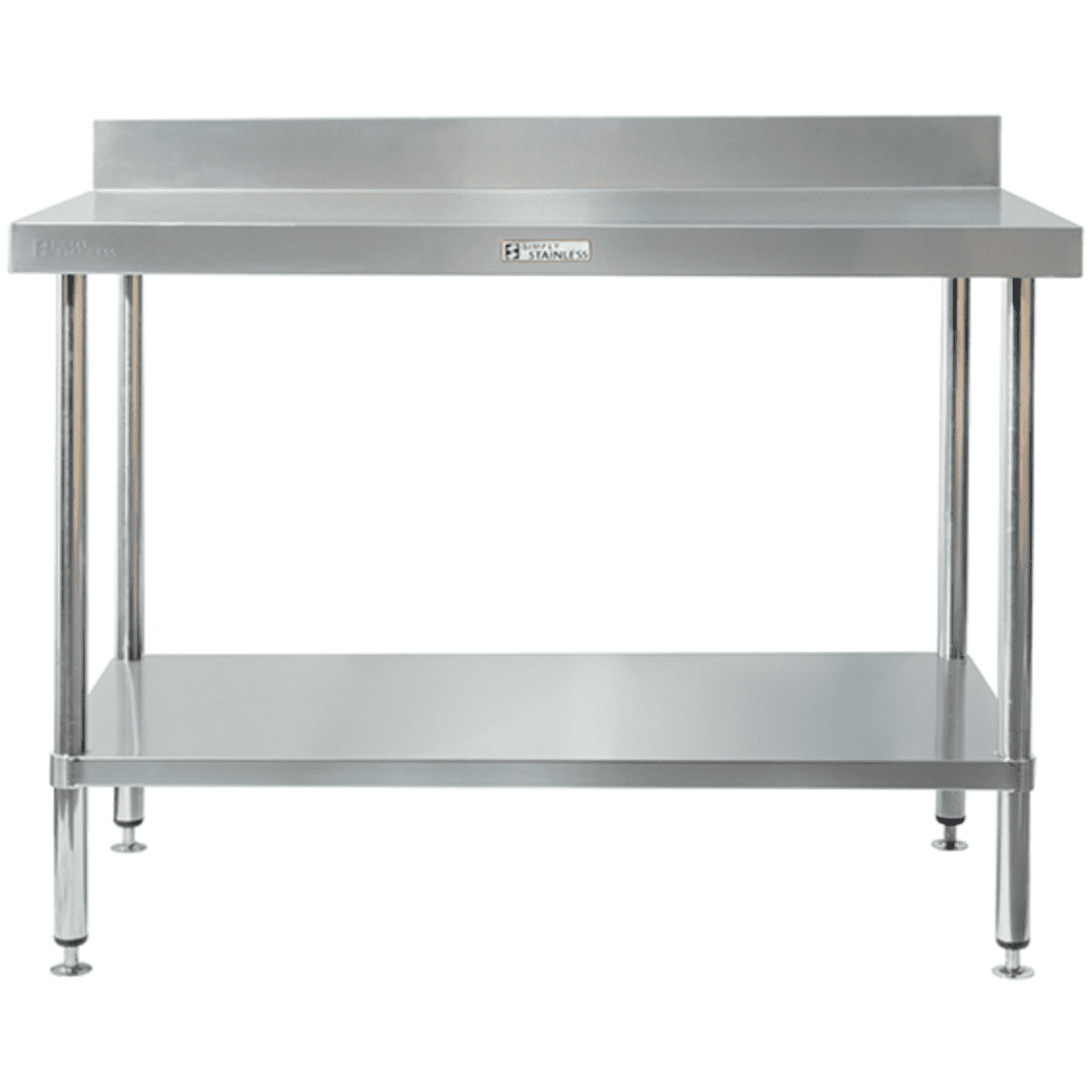 Simply Stainless Upstand Wall Bench 300mm