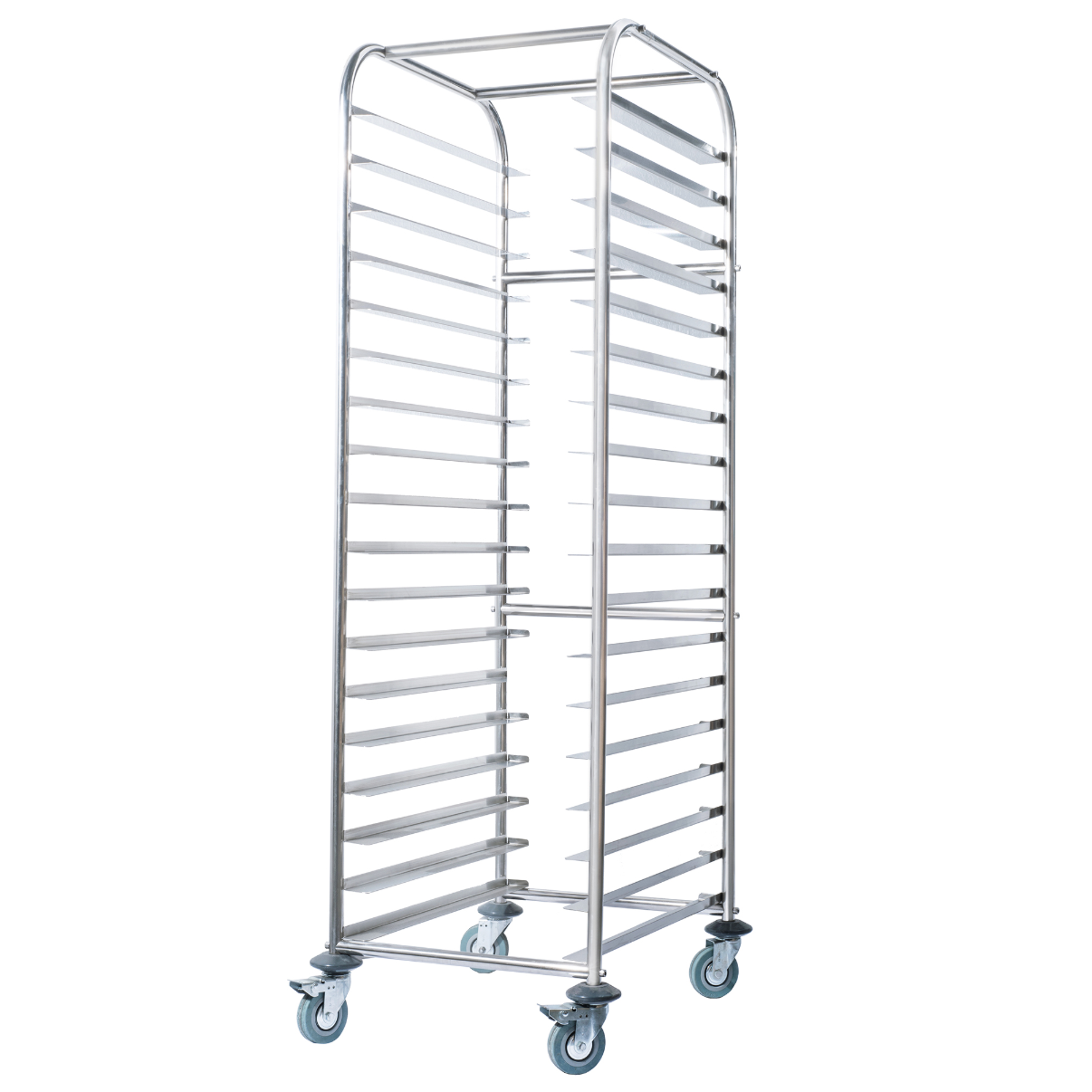 Simply Stainless Steel Clearing Trolley 18 Tier 1/1GN Tray Size