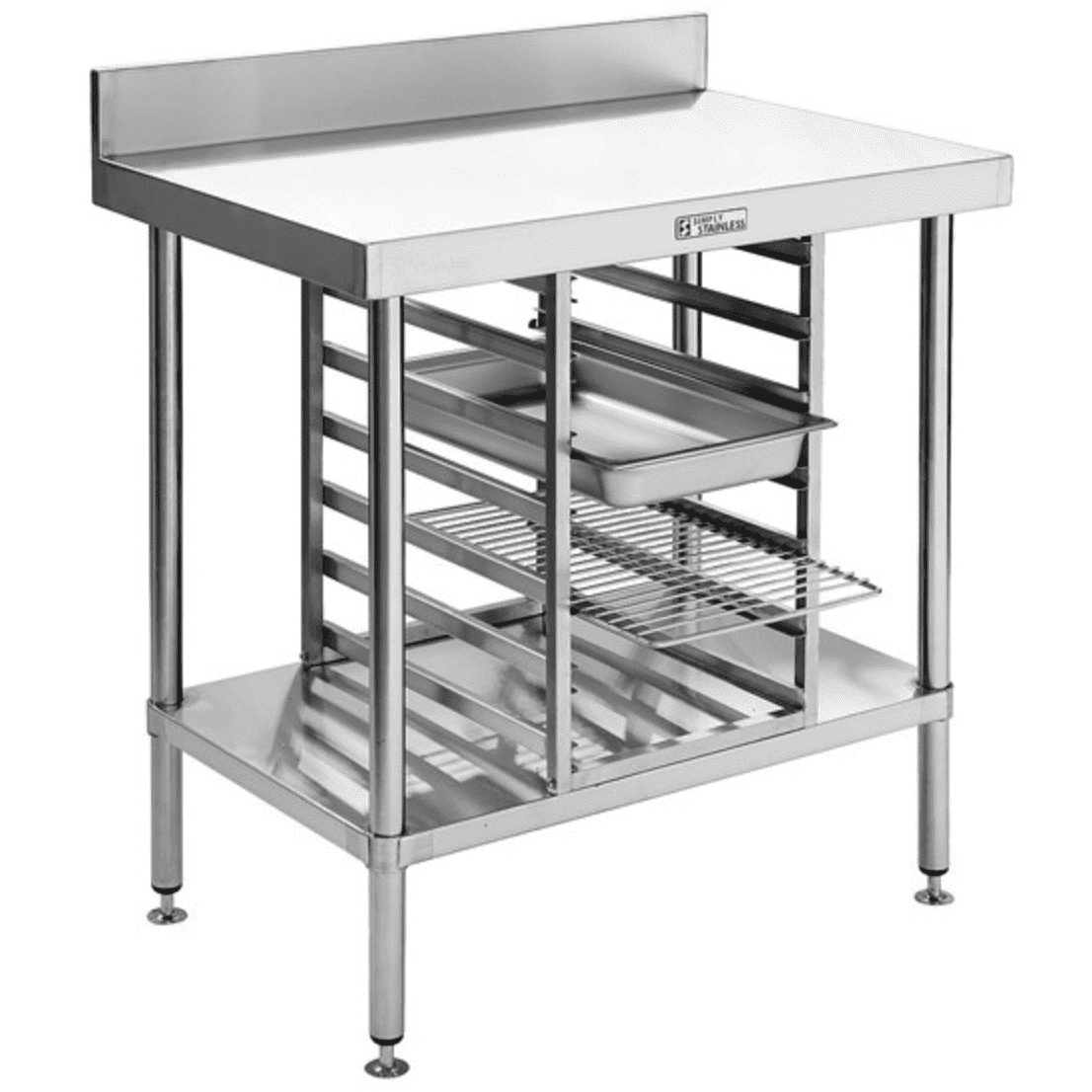 Simply Stainless Work Bench & Lateral Tray Slide Cassette