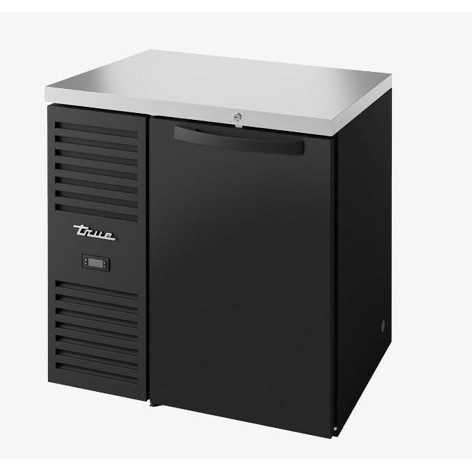 True TBR32-RISZ1-L-B-S-2 Black Single Door Undercounter Fridge 290 Litres