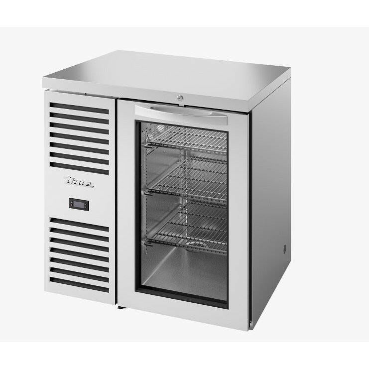 True TBR32-RISZ1-L-S-G-2 Stainless Steel Single Door Undercounter Bar Fridge 290 Litres