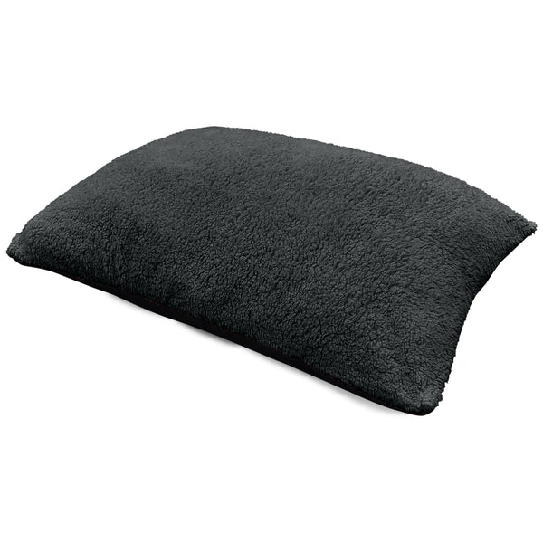 Velosso Teddy Fleece Charcoal Floor Cushion