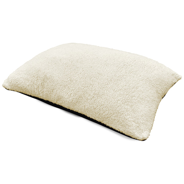 Velosso Teddy Fleece Cream Floor Cushion