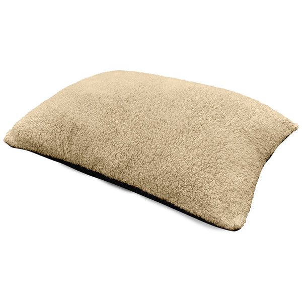 Velosso Teddy Fleece Taupe Floor Cushion