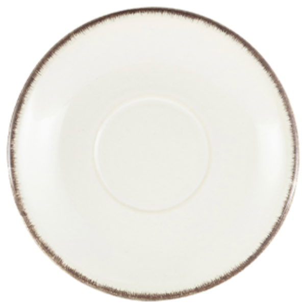 GenWare Terra Stoneware Sereno Grey Saucer 15cm Case Size 6