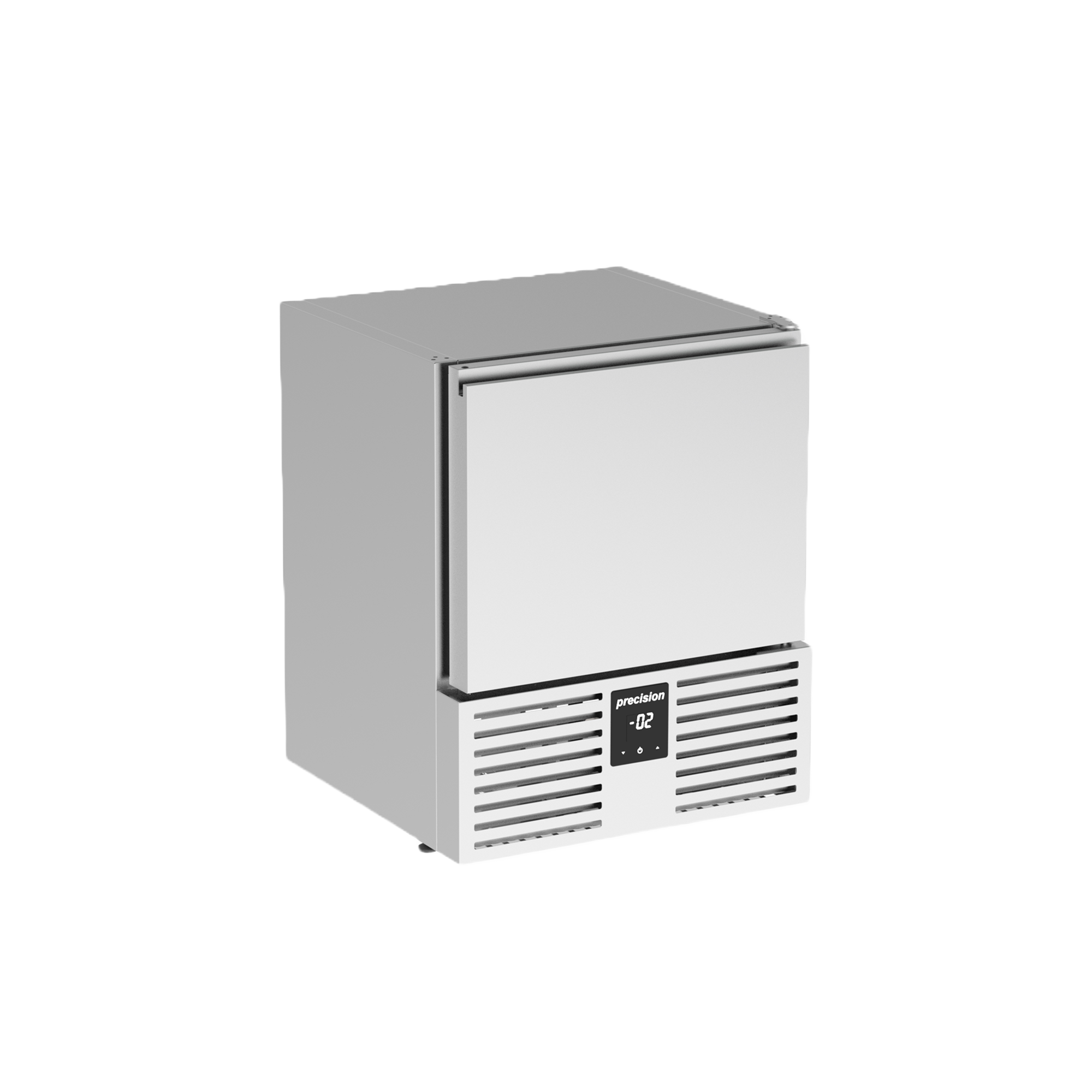 Precision HUC 150 Stainless Steel Single Door Compact Undercounter Fridge 150 Litres