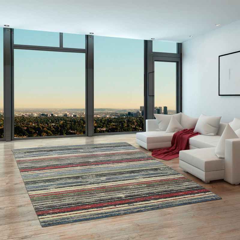 Woodstock Striped Rugs 32651 6268