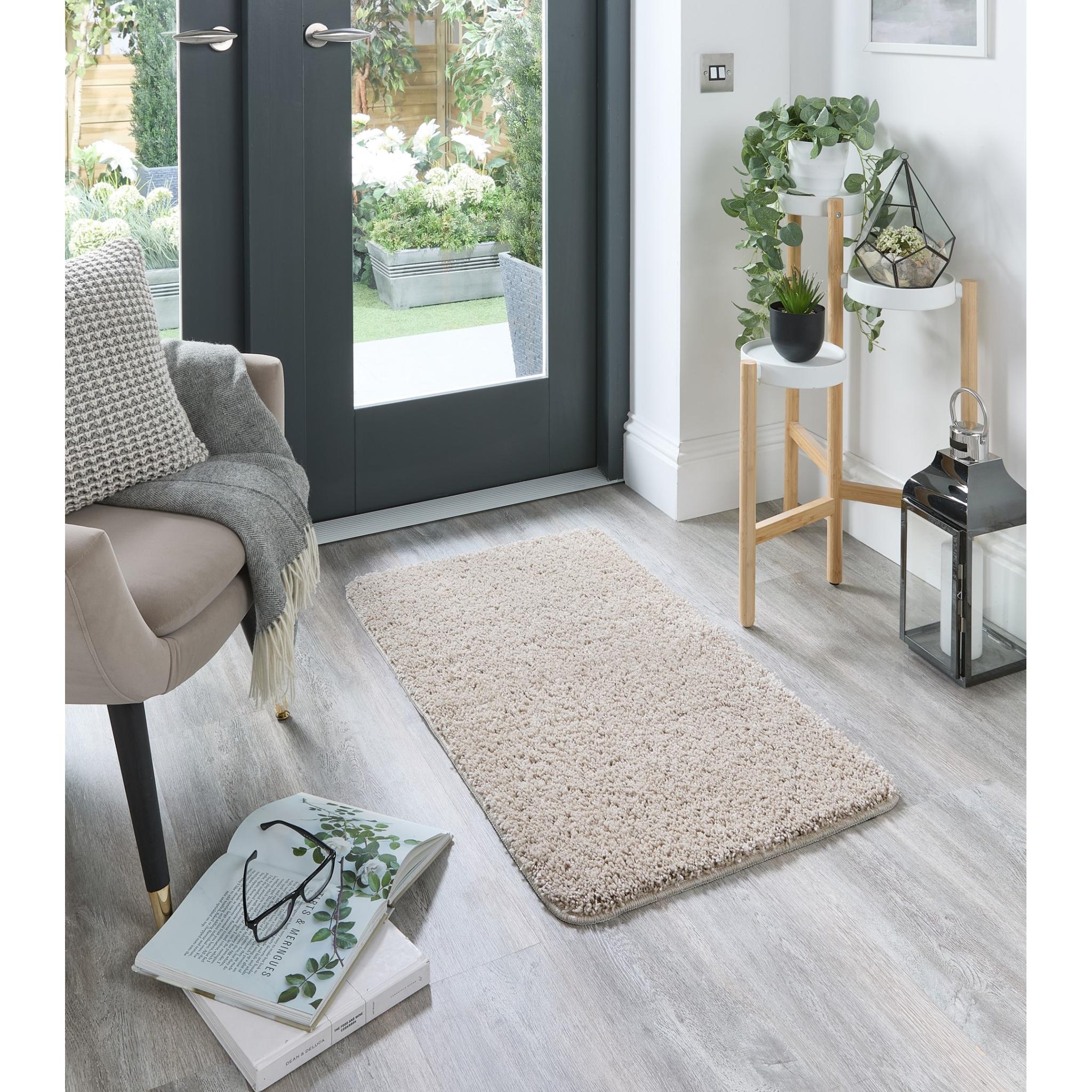 My Washable Shaggy Non-Slip Rug in Stone X-Small 60x100 cm (2'x4')