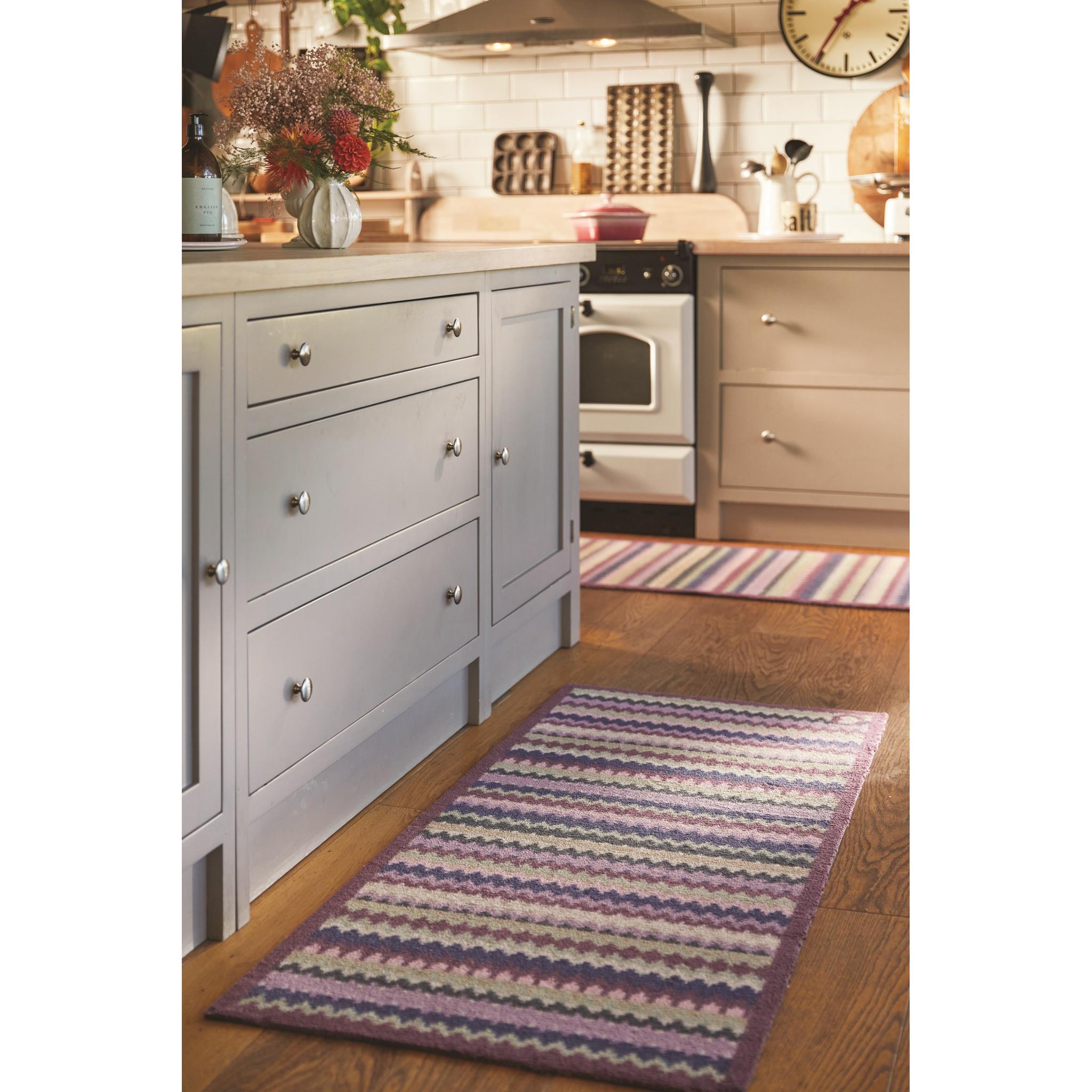 Hug Rug Designer 25 Purple Mat Home Entrance Kitchen Hallway Runner Non-Slip Rug Runner 65x150 cm (2'1"x4'11")