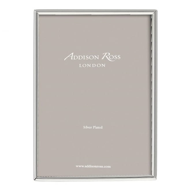Fine Edged Silver Plated Photo Frame 5 x 7 Inch