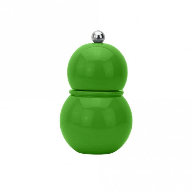Leaf Green Lacquer Chubbie Salt or Pepper Mill Grinder