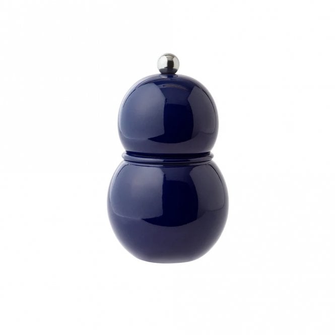 Navy Lacquer Chubbie Salt or Pepper Mill Grinder