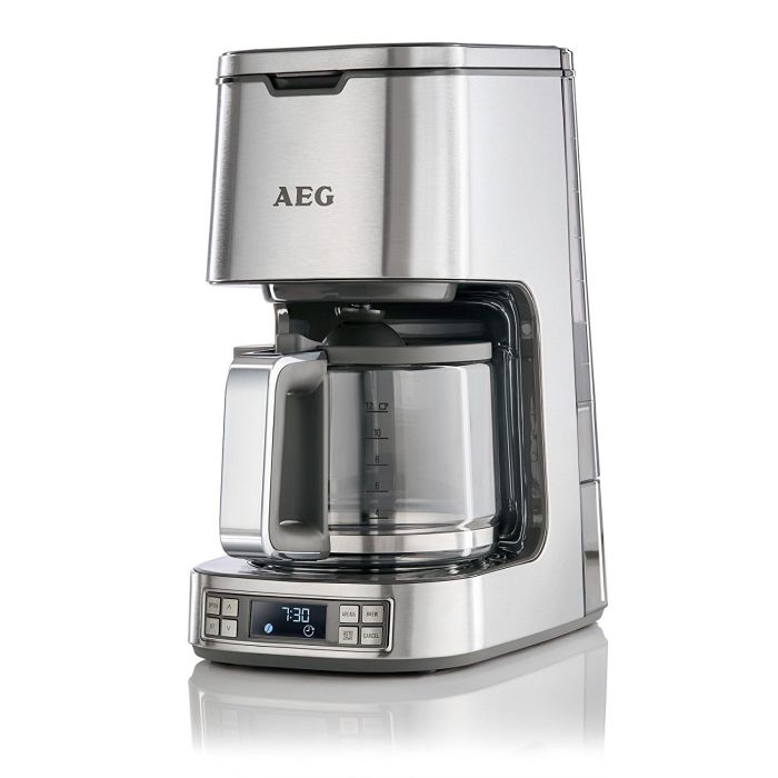 AEG KF7800 Stainless Steel LCD Display 12 Cup Coffee Maker RRP £139.99