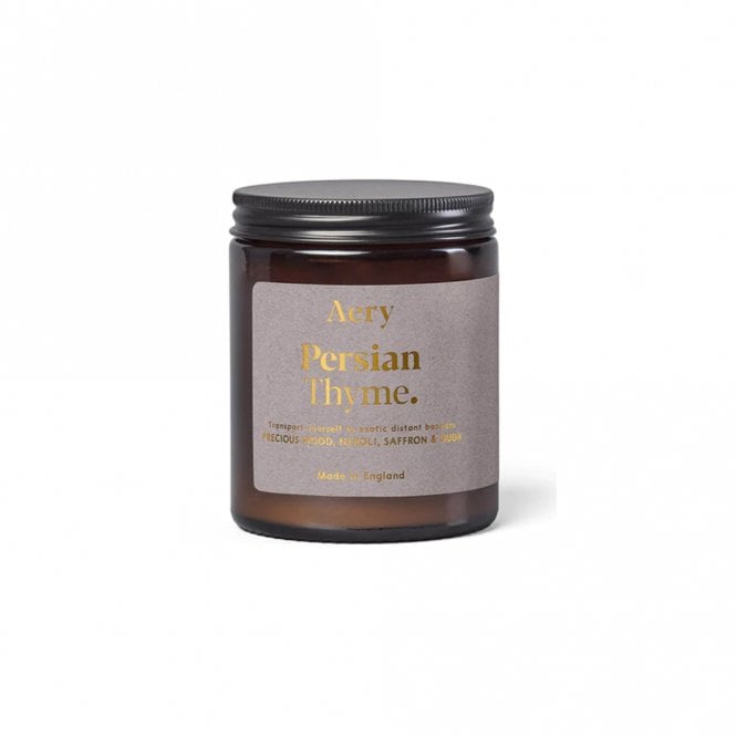 Persian Thyme Jar Candle - Neroli, Saffron & Oudh