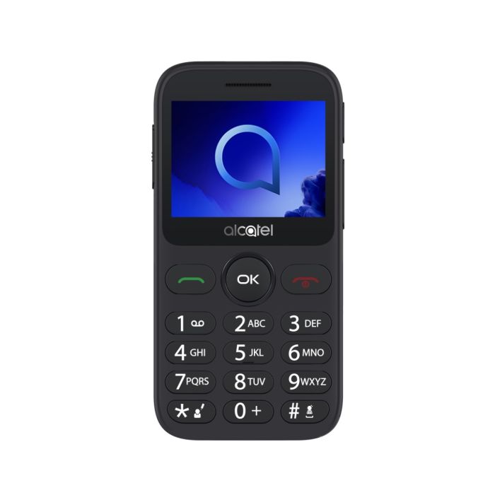 Alcatel 20.20 3AALGB11 Senior Phone 2.4" 2G Unlocked Mobile Phone Metallic Grey