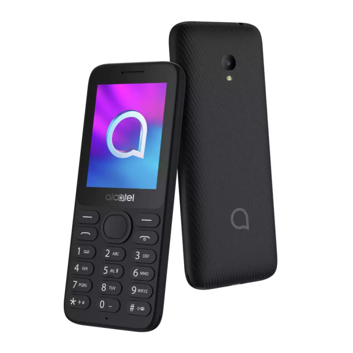 Alcatel 3080 NEW Unlocked Mobile Phone 128MB 2.4'' 4G Connection - Black