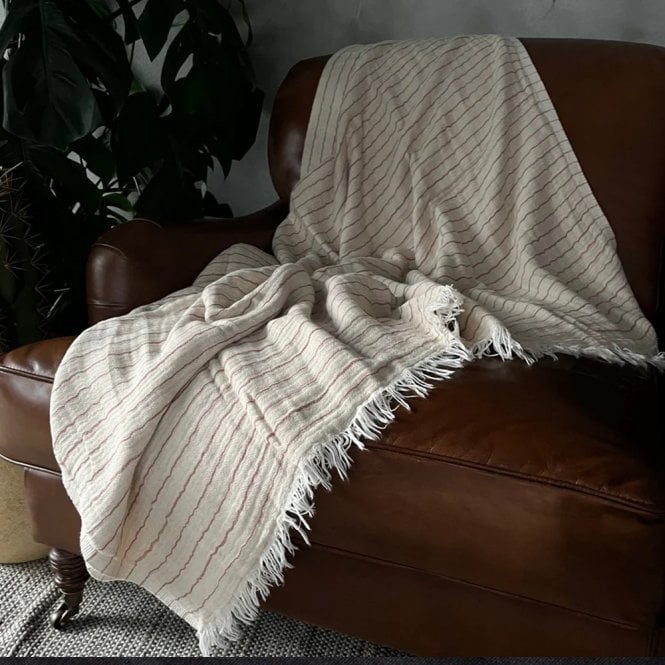 Alice Copper Stripe Plaid Throw