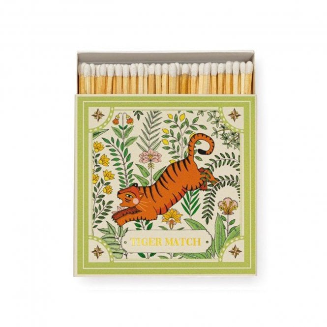 Ariane's Green Tiger Square Matchbox