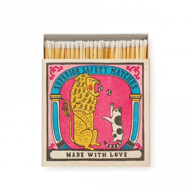 Big Cat Little Cat Square Matchbox