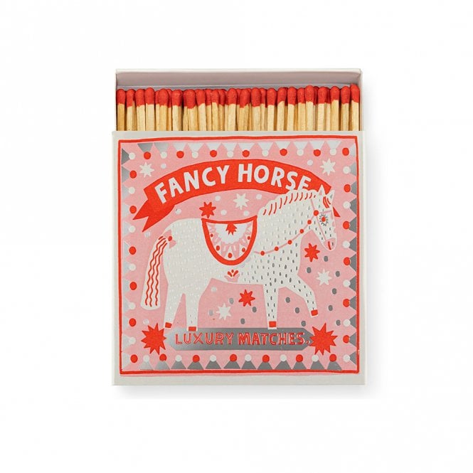 Fancy Horse Square Matchbox