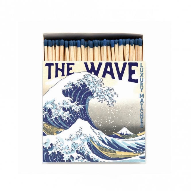 Hokusai Wave Square Matchbox