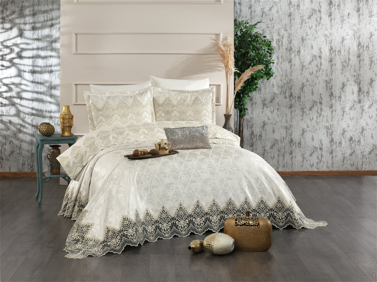 Zara 8-Piece Luxury Bridal Bedding Set