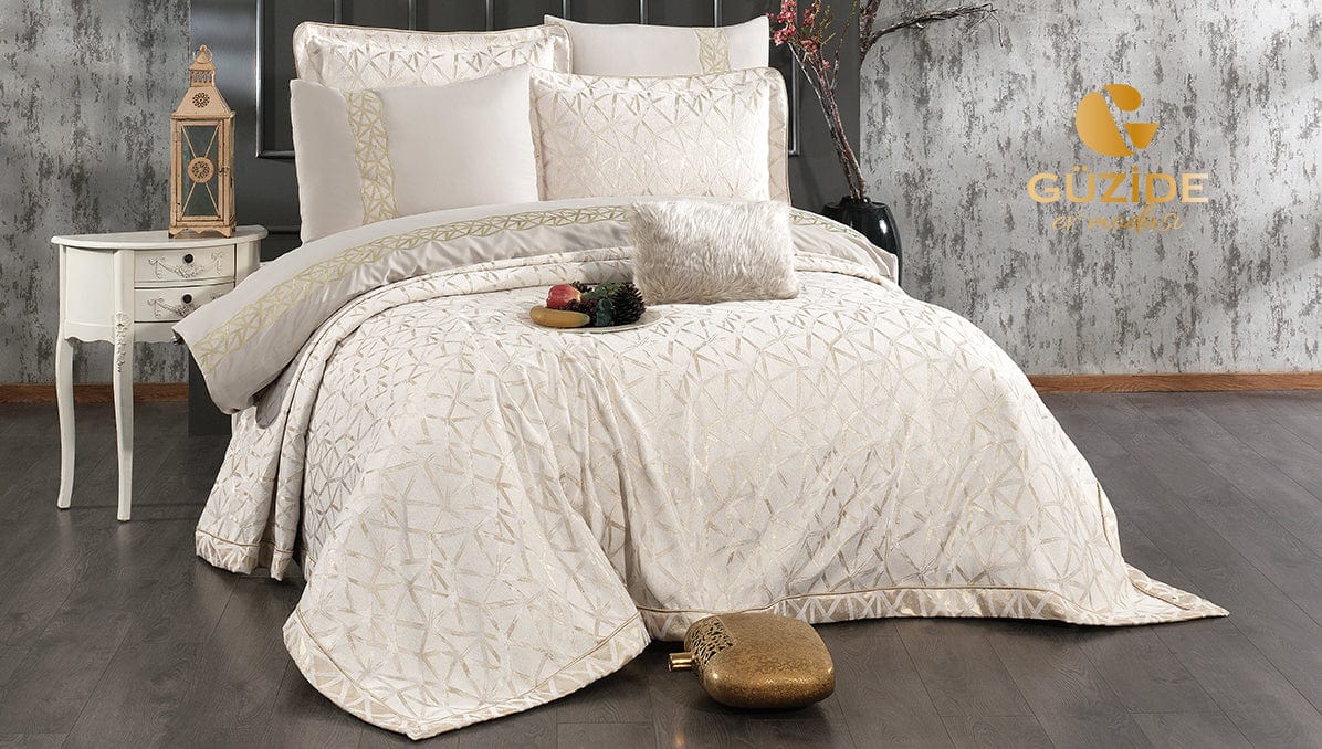 Eliz 8-Piece Luxury Bridal Bedding Set
