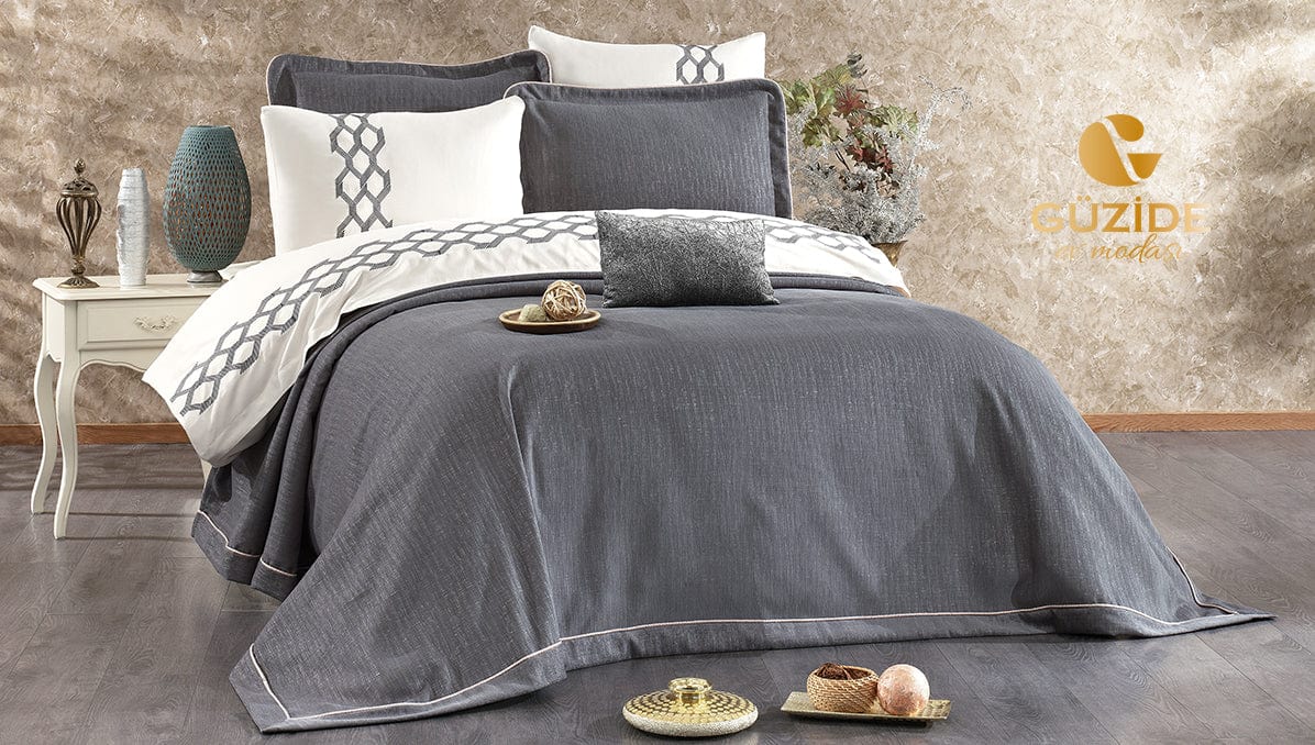 Evita 8-Piece Luxury Bridal Bedding Set