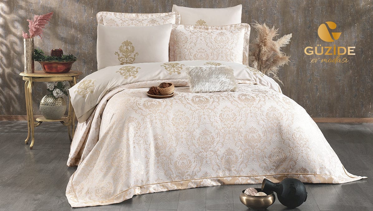 Safir 8-Piece Luxury Bridal Bedding Set