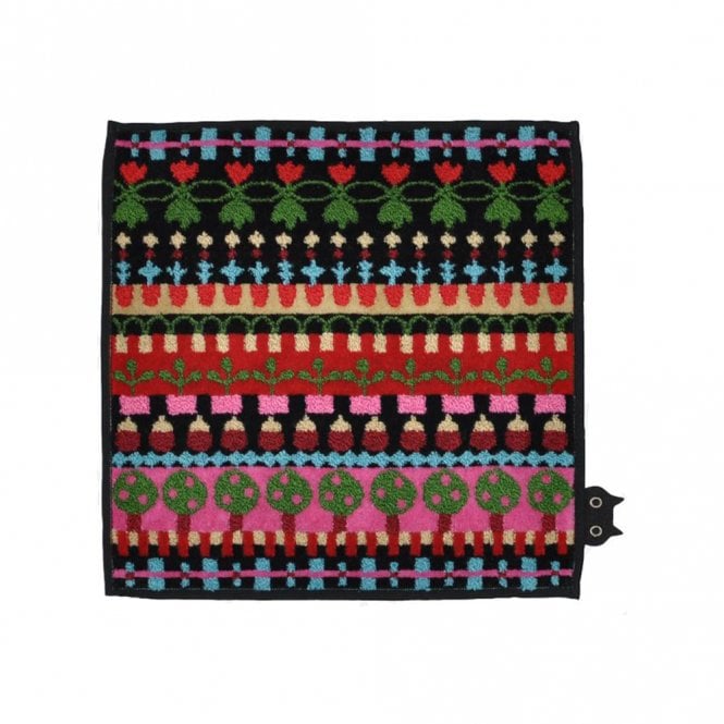 Garden Black Face Cloth