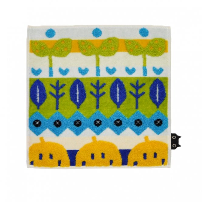 Happy Motif Ivory Face Cloth