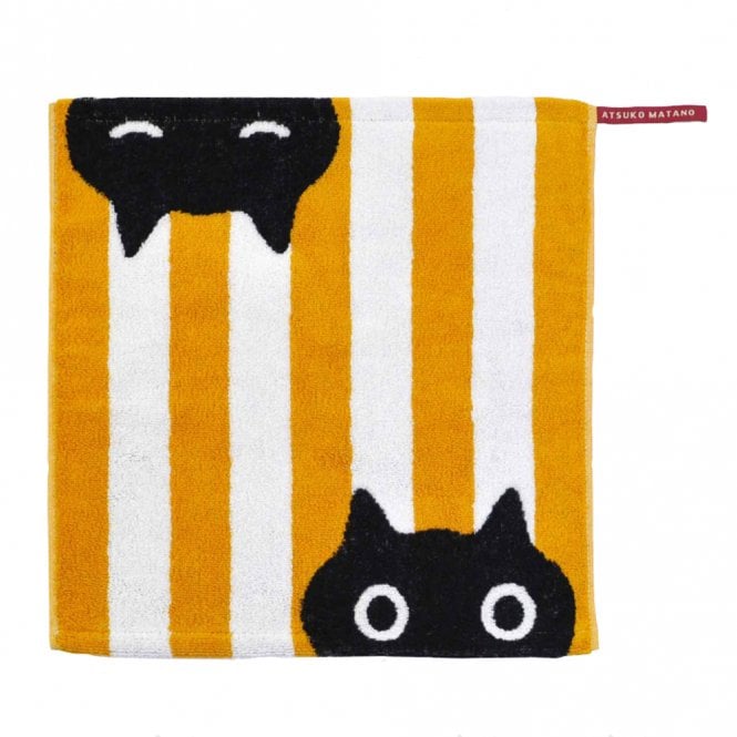 MMST Stripe Orange Guest Towel