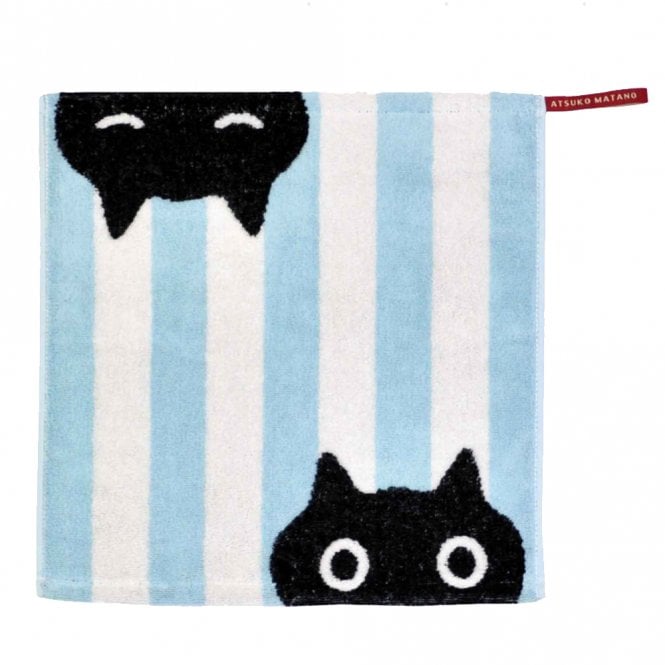 MMST Stripe Sky Blue Guest Towel