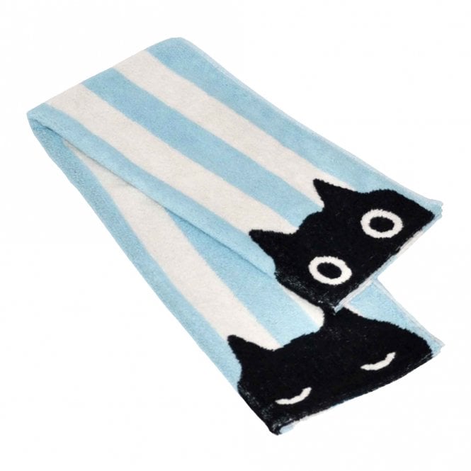 MMST Stripe Sky Blue Hand Towel