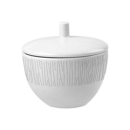 Churchill Bamboo Sugar Bowl White 8oz Case Size 12