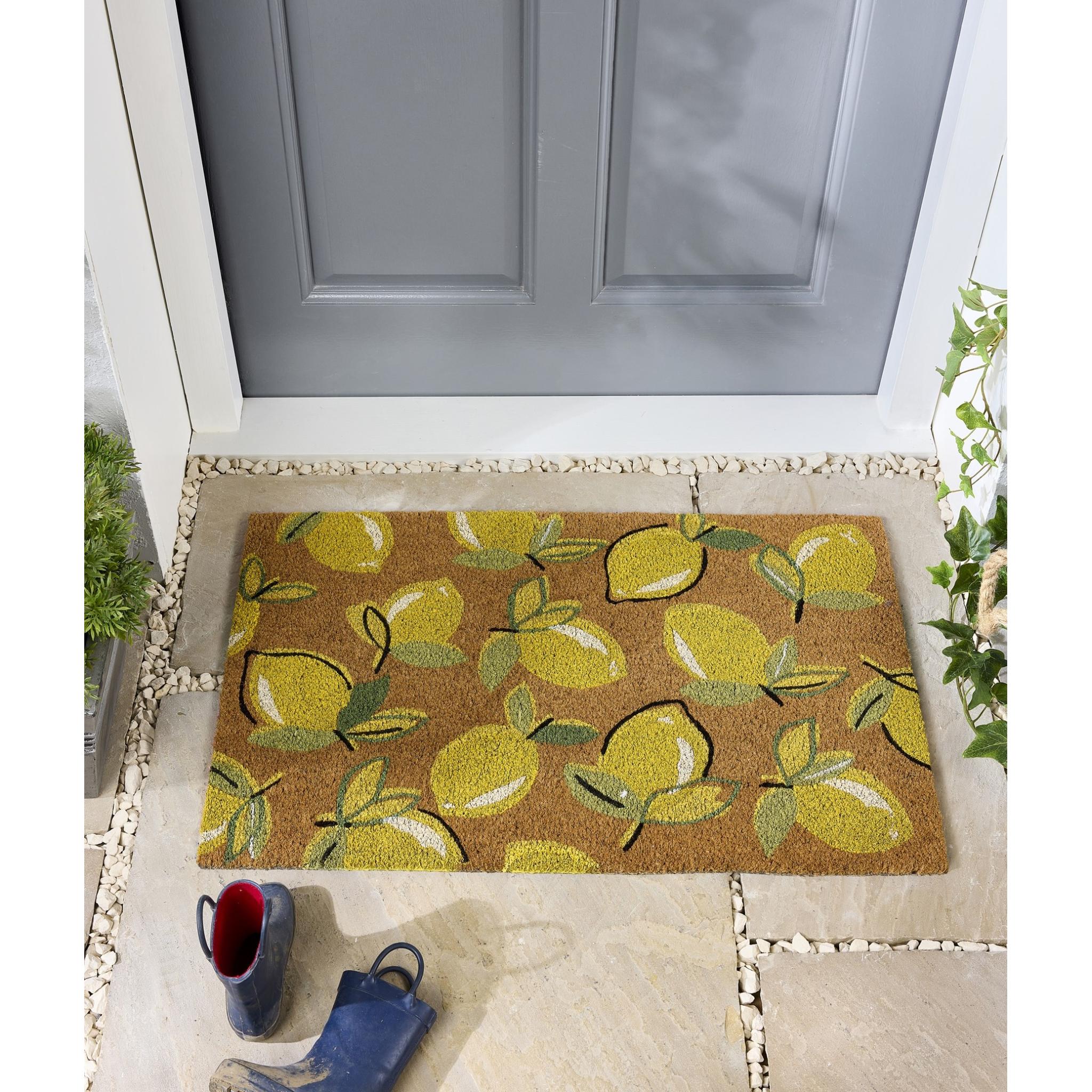 My Mat Printed Coir Doormat Lemons 45X75 cm