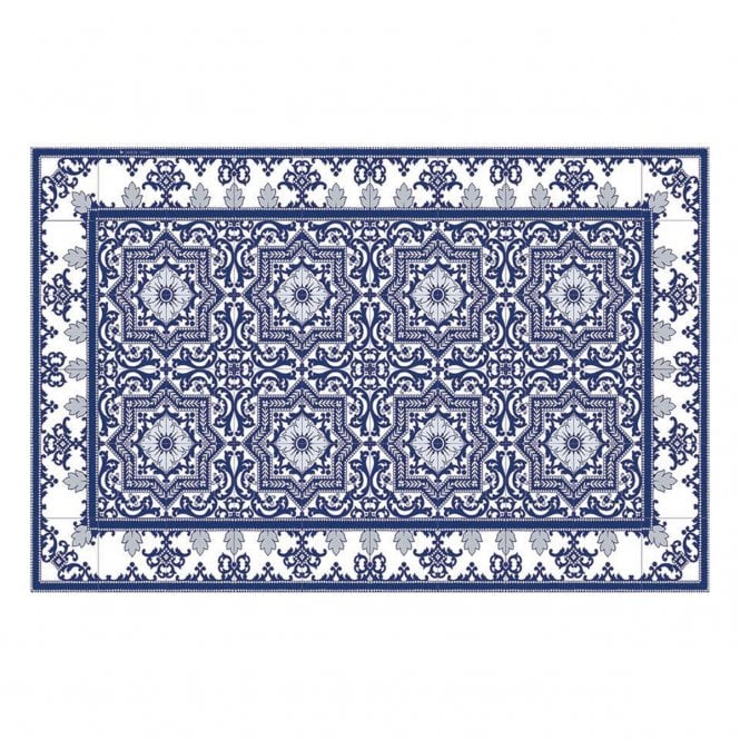Armenian Blue Vinyl Placemat