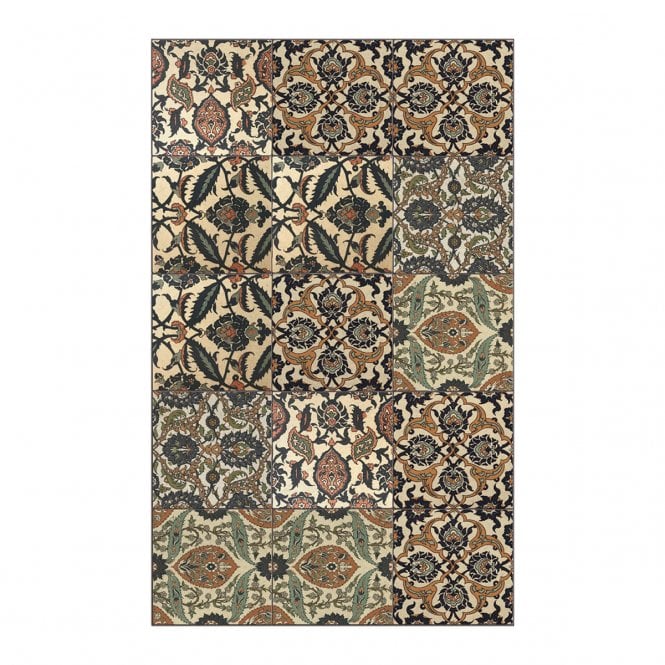 Armenian Eclectic Amber Concrete Large Vinyl Mat