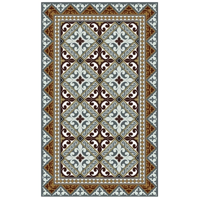 Flor de Lis Classic Large Vinyl Mat