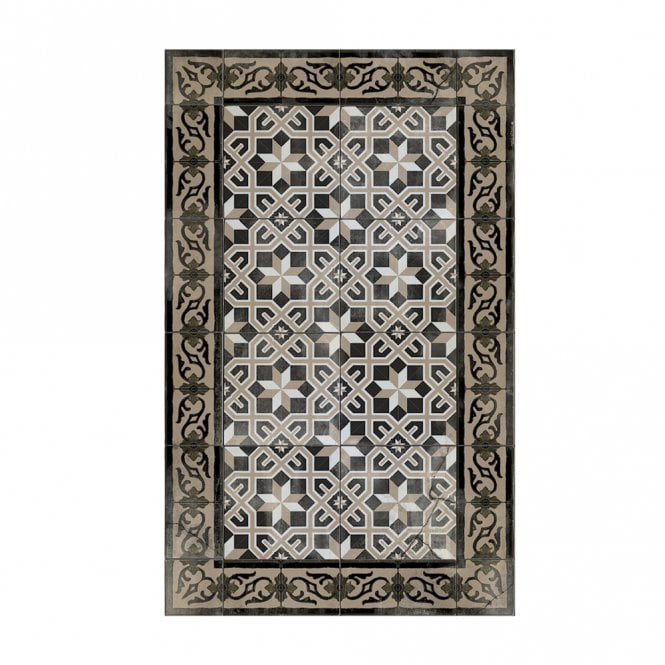 Gothic Ancient Tile Cement Medium Vinyl Mat