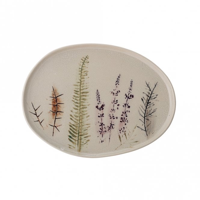 Bea Nature Stoneware Serving Plate