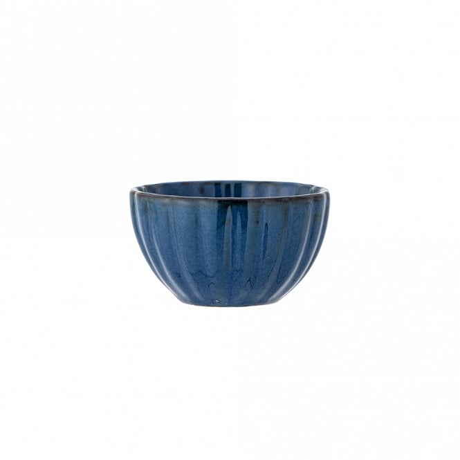 Dark Blue Stoneware Nibbles Bowl