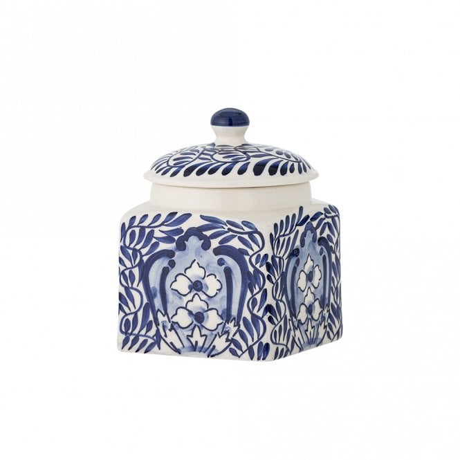 Karlie Blue Stoneware Jar