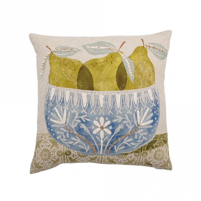 Orta Green Cotton Cushion